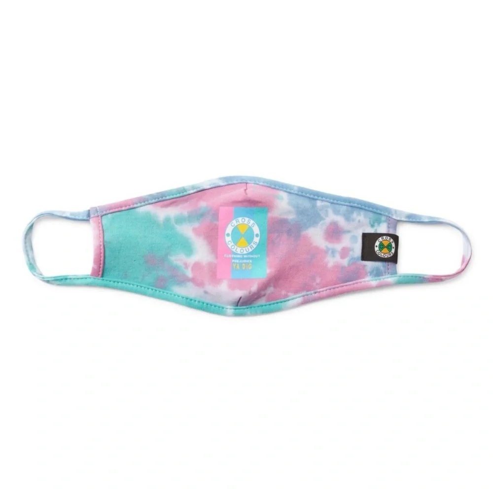 NWT Cross Colour tie dye face mask